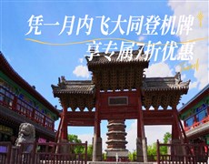 【大同飞专享】应县木塔-悬空寺 往返景区直通车（凭登机牌验券核销）